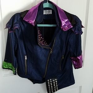 Disney Descendants "Mal" jacket handmade womens xs